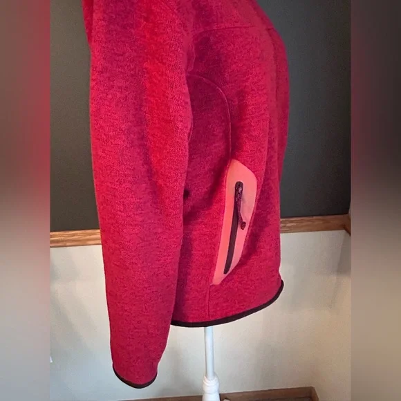 Women’s Arc'teryx Covert fleece jacket Red Full Zip Size Large - Picture 4 of 8